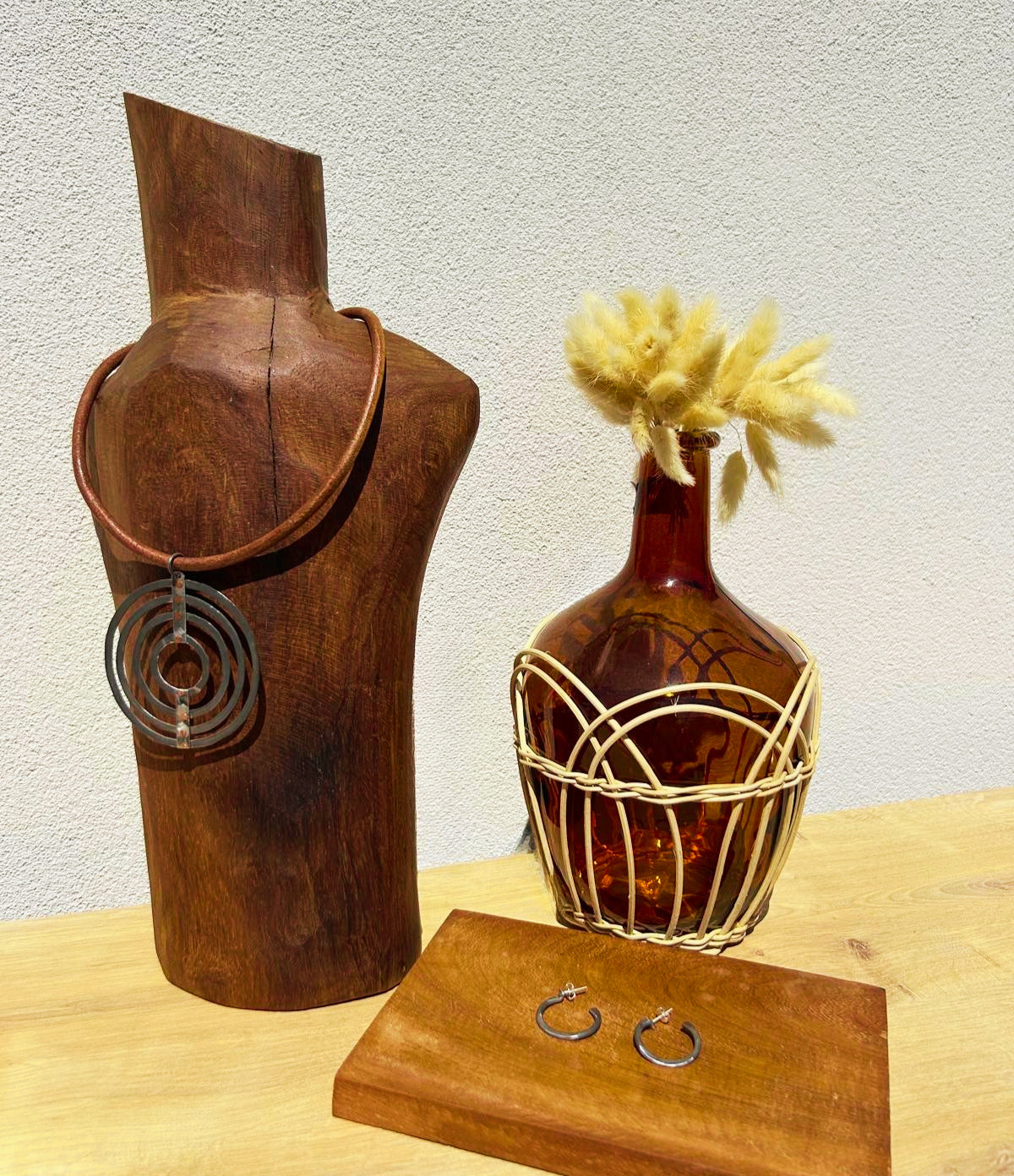 Concentric Snare earrings